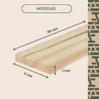 40 Ripas De Pinus 4x1cm - 30cm De Comprimento