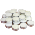 40 Velas Rechaud 4 Horas Lâmparina Recho Luminárinara Branca