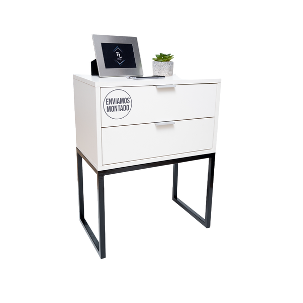 40cm 2 Gavetas Branca Eco 40cm 2 Gavetas Branca Eco - Base Pr