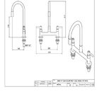 4256 C81 Gourmet Vermelho - Misturador Bancada P/cozinha Prat