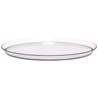 48 Bandejas Redonda 28cm Glassy Crippa Transparente Servir Re