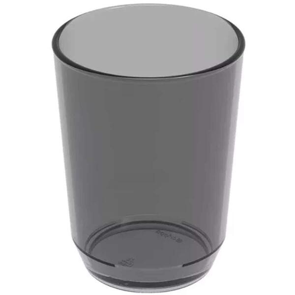 48 Copos Crippa 500ml Plástico Fumê Suco Água Bebidas Refeitó