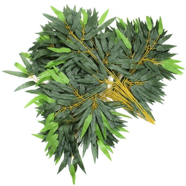 48 Galhos Decoração Arranjo De Bambu Artificial Planta 57cm