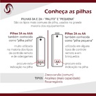 48 Pilha Duracell Duralock Alcalina Aa Embalagem C/16 Unid