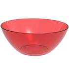 48 Tigelas Vermelhas 2,3l Travessa Redonda Servir Salada Sobr