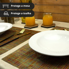 4  Jogo Americano Mesa Posta Luxo Restaurante St Rustic Mt