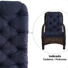 4 Almofada Confortável Impermeável Para Poltrona E Cadeiras