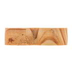 4 Anéis Para Guardanapos Woodart Coração Pinus Natural 9cm