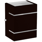 4 Arandelas Externa 2 Frisos Foco Fachos Parede Muro Tabaco