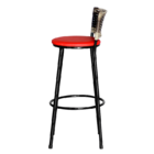 4 Banquetas Alta Para Cozinha Ratan Hawai Cappuccino Premium