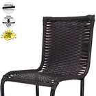 4 Banquetas Em Fibra Sintética Artesanal Para Bancada, Balcão