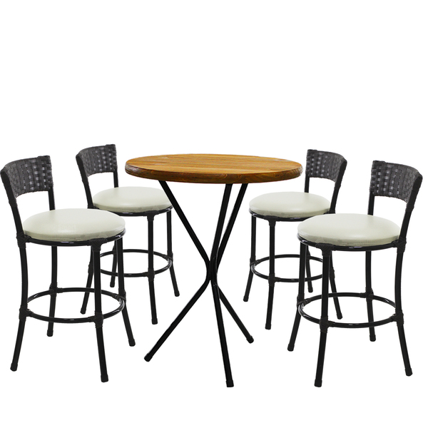 4 Banquetas Forts Baixa Fibra Preto Ferro Pintura Eletrostáti