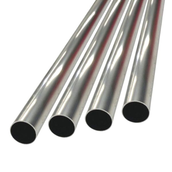 4 Barra De Alumínio 16mm Redondo 100cm Suporte Churrasqueira