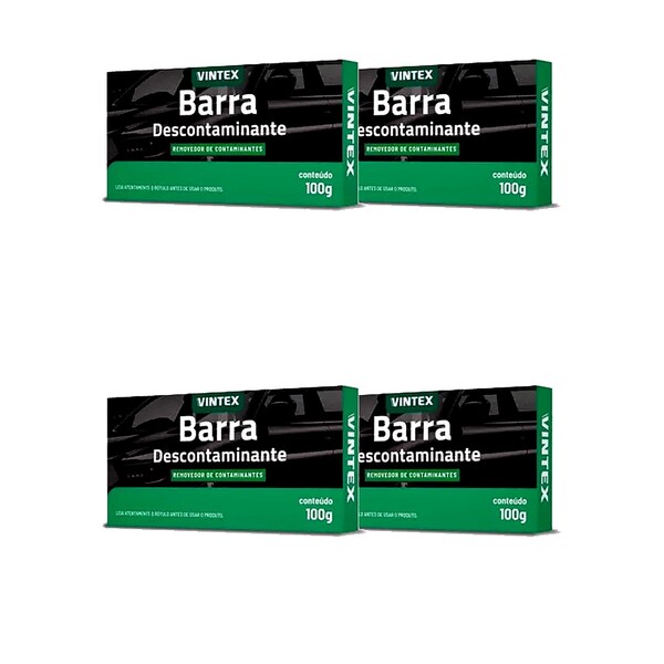 4 Barras Descontaminante V-bar 100g Vonixx