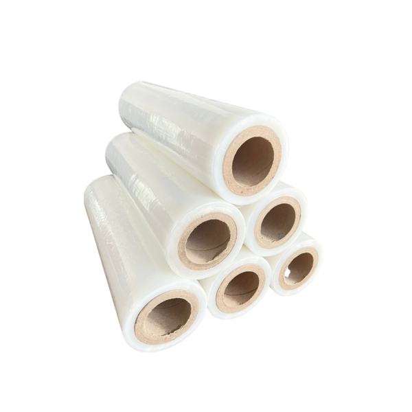 4 Bobinas Filme Stretch 3kg 500x0,025 Virgem - 4 Rolos