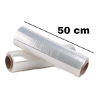 4 Bobinas Filme Stretch 3kg 500x0,025 Virgem - 4 Rolos
