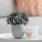 4 Buquês De Hortênsias Artificiais Para Decoração De Casament