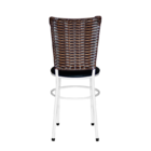 4 Cadeiras Brancas Para Cozinha Hawai Cappuccino  Preto