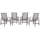 4 Cadeiras De Area, Piscina, Jardim, Varanda Clássic, Cadeira