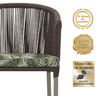 4 Cadeiras De Jantar Área Noronha Em Alumínio Com Pintura Fen