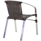 4 Cadeiras E Mesa Com Tampo Alumínio Área Varanda