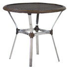 4 Cadeiras E Mesa Com Tampo Alumínio Área Varanda