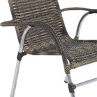 4 Cadeiras E Mesa Tampo Tramado, 2 Espreguiçadeiras E Mesa Em