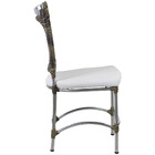 4 Cadeiras Jk Em Alumínio E Fibra Sintética Cozinha Edícula