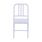 4 Cadeiras Navy Em Polipropileno Branco 85cm