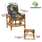 4 Cadeiras Poltronas De Bambu Vime Direto Da Fabrica