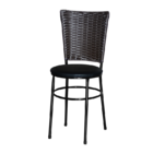 4 Cadeiras Pretas Para Cozinha Hawai Café  Preto