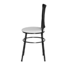 4 Cadeiras Pretas Para Cozinha Hawai Preta  Branco