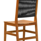 4 Cadeiras Rebeca Madeira Macica Eucalipto Enc Corda Nautica