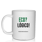 4 Canecas Brancas Personalizadas Eco Logico