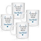 4 Canecas Convite Personalizadas Você Aceita - Para Pajem