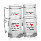 4 Canecas Gel Personalizadas Acrílico Transparente Salvar Vid