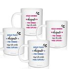 4 Canecas Lembrancinha Personalizada Agradecimento Para Pajem