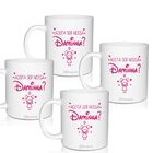 4 Canecas Lembrancinha Personalizadas Para Daminha - Disney