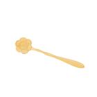 4 Colheres De Chá Wolff Flores Dourado De Aço Inox
