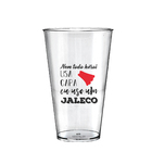 4 Copos Big Drink 550ml Personalizado Acrílico Transparente