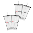 4 Copos Com Tampa E Canudo Personalizados Eco I Amazonia