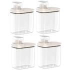 4 Dispensers Para Produtos De Limpeza Amaciante E Sabão Líqui