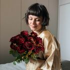 4 Flores Artificiais Vermelhas Buquê De Rosas Realistas Ideal