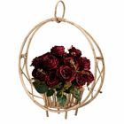 4 Flores Artificiais Vermelhas Buquê De Rosas Realistas Ideal