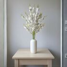 4 Flores Chuva De Ouro Branca Artificial Transforme Sua Decor