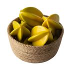 4 Frutas Artificiais De Carambola Com Acabamento Realista, Pe