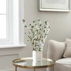 4 Galhos De Cerejeira Branca Artificial Transforme Qualquer E