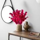 4 Hastes De Cerejeira Pink Artificial 60cm Para Decoração Sof