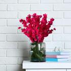 4 Hastes De Cerejeira Pink Artificial 60cm Para Decoração Sof