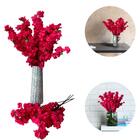 4 Hastes De Cerejeira Pink Artificial 60cm Para Decoração Sof